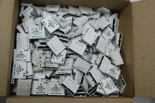 Lot of (316) opto 22 g4 idc5 input 10-32 vdc, 5 volt logic, used for sale