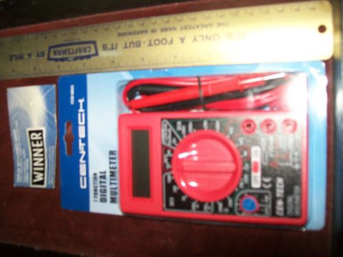 Digital volt meter, 7 function digital multimeter, with leads new in box for sale