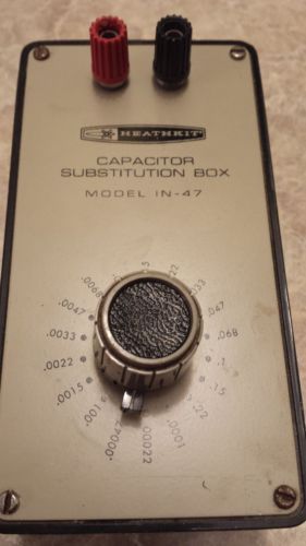 Heathkit  Capacitor Substitution Box Model IN-47