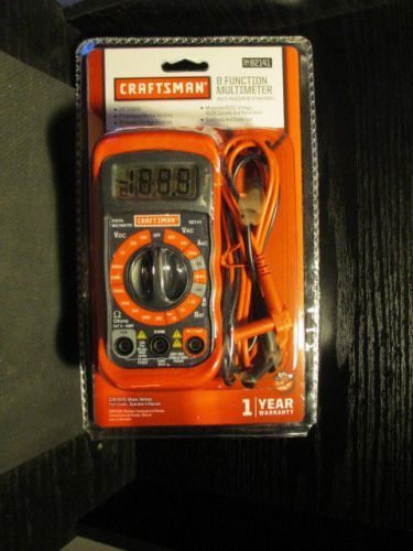 Sears Craftsman Multimeter  8 Function 82141 Gift Electrical Volt Test Meter new