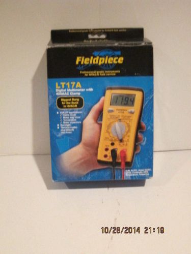 Fieldpiece lt17a classic style dvm, w/temp, mfd, microamps, free shipping, nisb! for sale