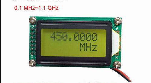 New 1MHz ~ 1.2GHz High precision frequency meter frequency measuring instrument