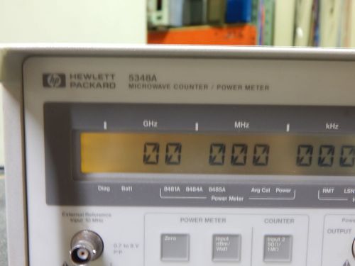 Hewlett packard 5348a power meter / microwave counter  ! for sale