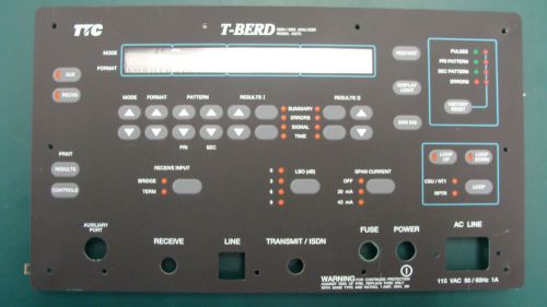 TTC T-BERD MODEL 43275 FACEPLATE