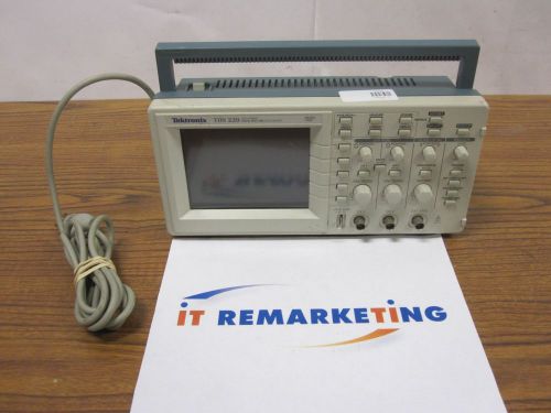 Tektronix TDS220 Two Channel Digital Portable Oscilloscope Tested Functional