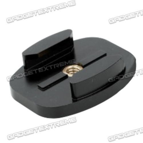 Tmc hr157-bk cnc aluminum flat surface mount for camera tripod black e for sale