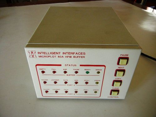 Intelligent Interfaces Microplot 80A HPIB Buffer