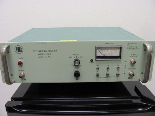 IFI LPA-1 LEVELING PREAMPLIFIER 10KHz-225MHz  w/ LMT INPUTS (TESTED)