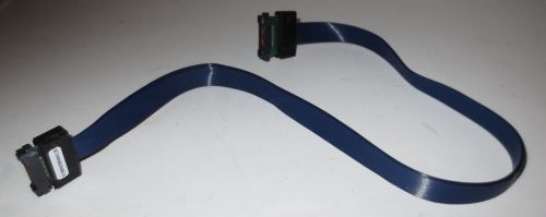 Right Angle 18&#034; Male/Male High Speed Mictor Blue Ribbon Cable Assembly