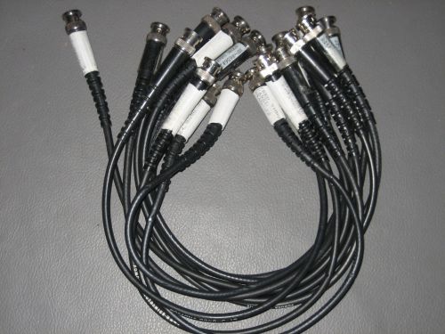 Lot Of 11 Pomona 2249-C-12 50 ohm Coax BNC Male-Male RG-58C/U 12&#034; Patch Cables