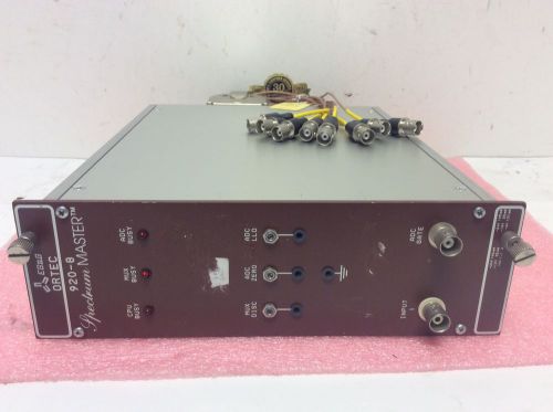 Ortec eg&amp;g nim computer module model # 920-8 spectrum master amp input cable 8 for sale