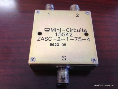 Mini Circuits ZASC-2-1-75-4 2-Way Splitter 15542 Microwave Equipment USED