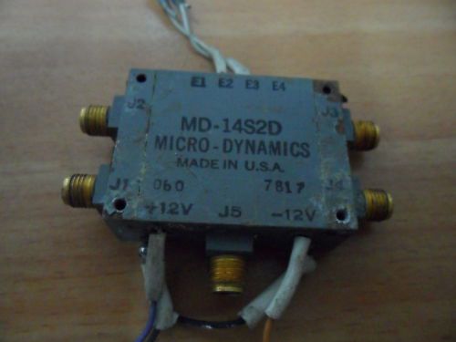 Microwave RF MD-14S2D Switch Micro-dynamics