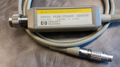 HP Agilent 84815A Peak Power Sensor 20 MHz to 18 GHz