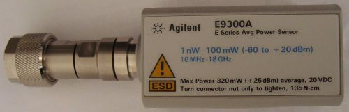 AGILENT - HP E9300A 18 GHz E-SERIES AVERAGE POWER SENSOR!  TESTED AND WORKS!