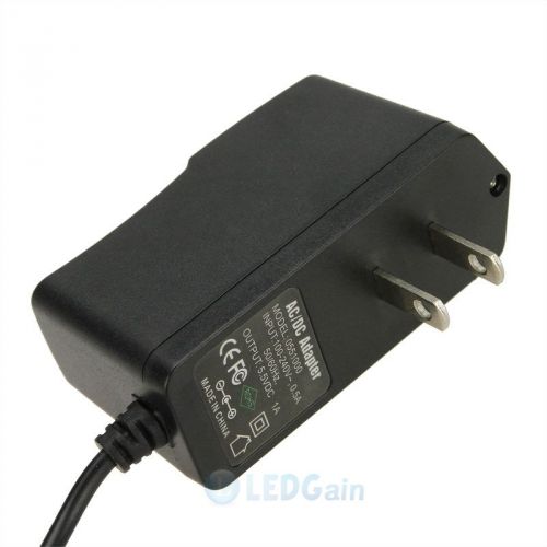 DC5V 1A Wall Charger Power Supply Adapter 2.5x0.8mm DC Connector