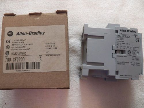 Allen Bradley 700-CF220D Control Relay &#034;SERIES A&#034;