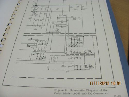 CUBIC MANUAL AC45: AC-DC Converter - Operating &amp; Maintenance Instructions #19444