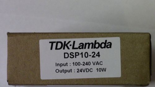DSP10-24 TDK LAMBDA 24VDC Out @ 420 mA; DIN Rail