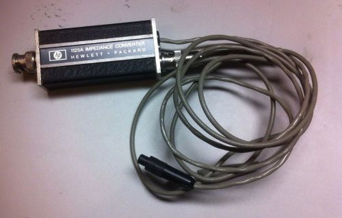 HP Agilent 1125A 10:1 High Impedance Converter &amp; Probe For Analyzers