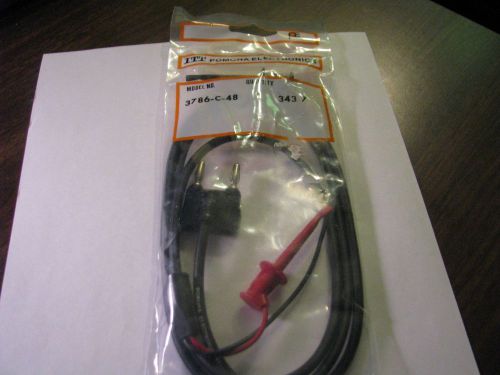 Test Leads MINIGRABBER TEST CLP TO DBLE BAN PLG 48IN Free Ship