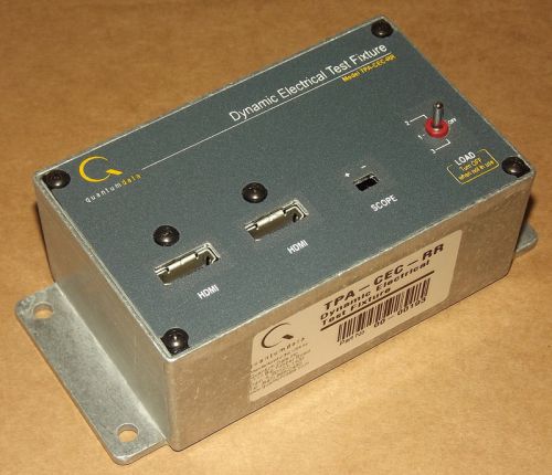 Quantum Data TPA-CEC-RR 882 Video Generator Test Fixture HDMI CTS 1.4 Adapter