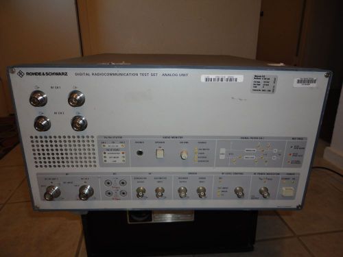 Rohde &amp; schwarz digital radiocommunication test set