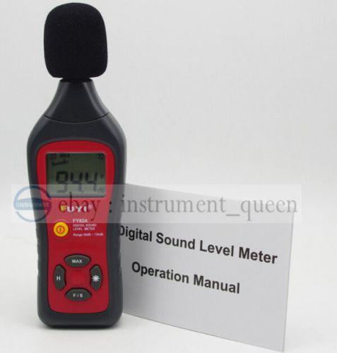 Sound Level Meter 30dB~130dB Fast/Slow/Backlight/Analog/Max/Hold/autoranging