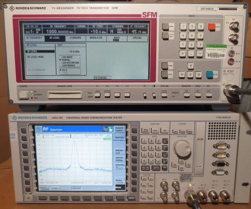 Rohde and Schwarz SFM TV Television Test Transmitter 2007.9106.50