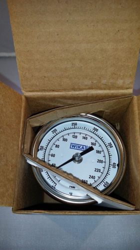 New WIKA Model TI.30 Bimetal Thermometer 50/500 F/C  1/2 ” NPT Stem Length 2.5&#034;