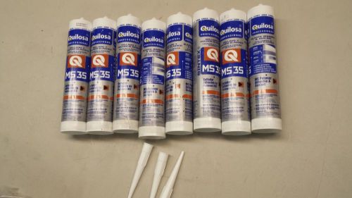 Lot of 8 New Quilosa Sintex MS35 MS Polymer adhesive &amp; sealant woof metal glass
