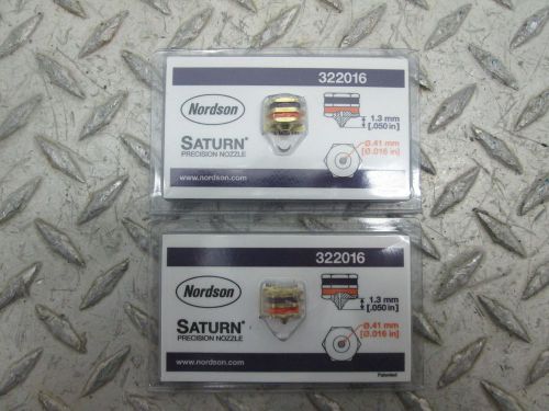 Nordson saturn precision nozzle 322016 lot of 2 for sale