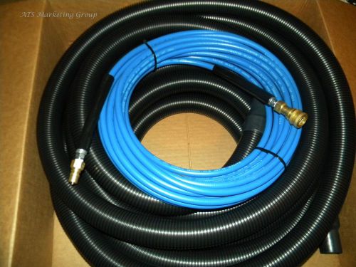 Carpet cleaning - vacuum &amp; solution hoses 50ft 1.5&#034; wand connect cuff for sale