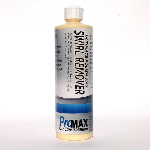 16 oz . ultimate detailing polish wax (swirl remover)  - promax car care solutio for sale