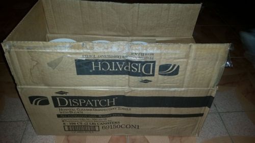 Dispatch hospital cleaner 8 canister/box for sale