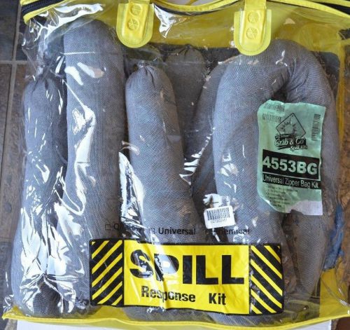 Spilfyter 4553bg universal spill kit 5 gal with zipper bag for sale