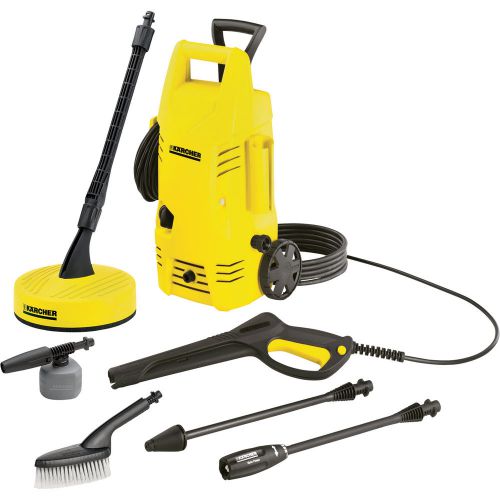 Karcher Electric Pressure Washer- 1.25 GPM, 1600 PSI, Home Bundle Package