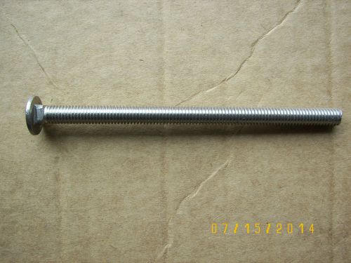 3/8-16  x 6in. long  s.s. carriage bolt for sale