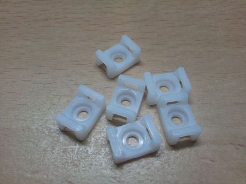 set of 10 tie wrap mounting base for M4 screw