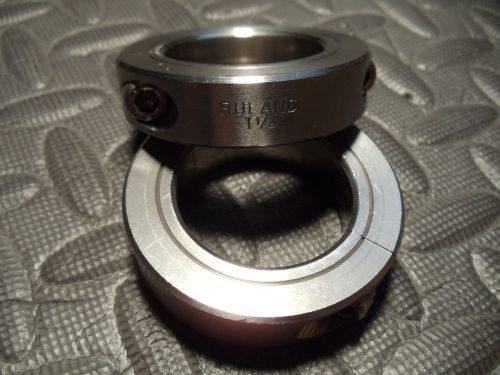Ruland manufacturing ss shaft collar, two piece clamp, [id 1.500] in sp-24-ss for sale