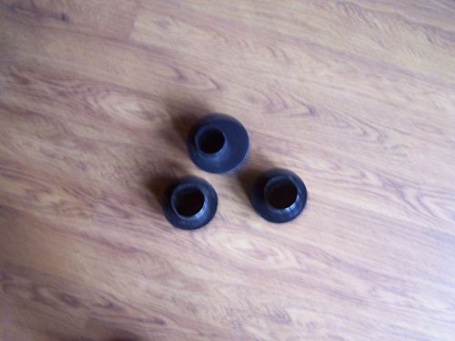 3 heavy black plastic  reducers for 4&#034; dust collection hose for sale