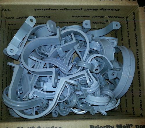 Pvc pipe clamps. Box full from 1/2&#034; to 3&#034; tons!!