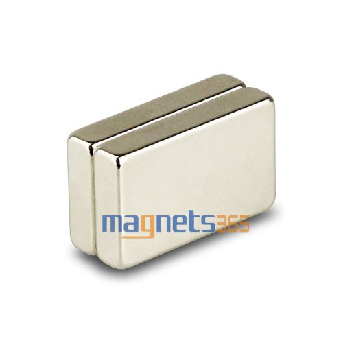 2pcs N35 Super Strong Block Cuboid Rare Earth Neodymium Magnets F25 x 15 x 4mm