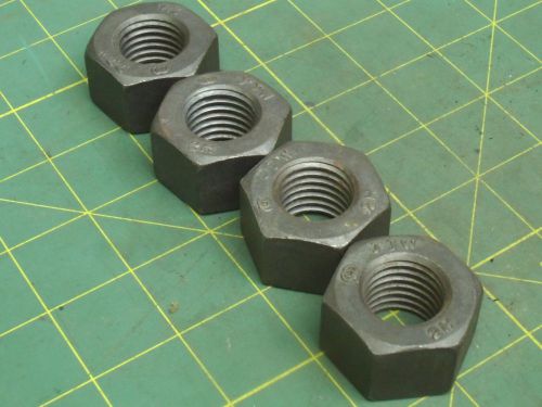 7/8-9 hex nuts grade 2h plain width 1-7/16 height 55/64 (qty 4) #57266 for sale