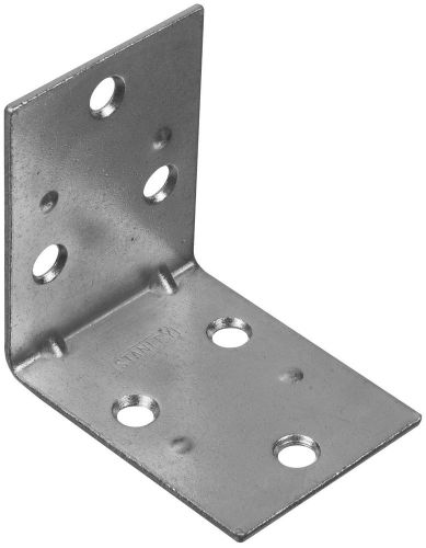 NEW Stanley Hardware 2-Inch Double Wide Corner Brace, Zinc Plated, 2-Pack