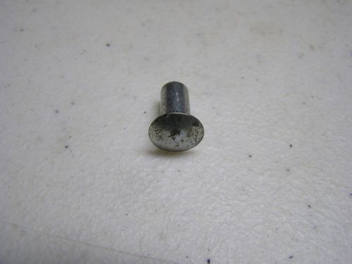 100 pcs oval head semi-tubular rivets 1/4&#034; diameter x 1/2 inch length 1230 for sale