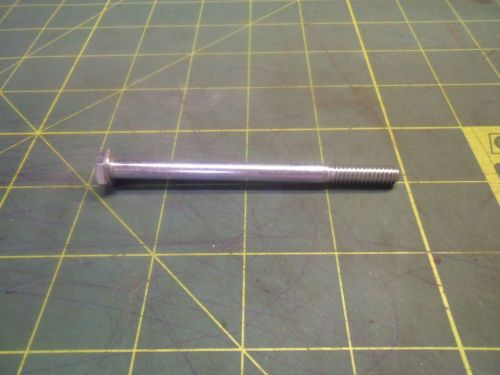 1/4-20 x 3 1/2 hex cap screw bolt grade 5 zinc finished qty 25 #j53442 for sale