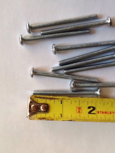 Stainless steel phillips pan head machine screw #8-32 x 1&#034;/1.5&#034;/2&#034; (20)each for sale