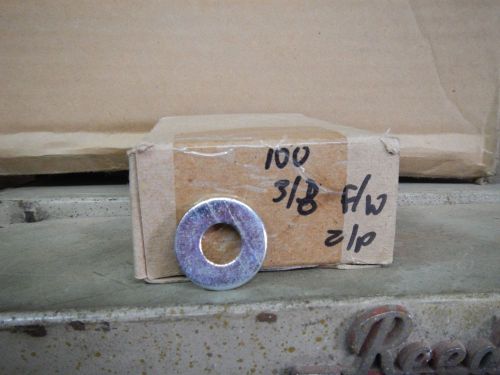 3/8 - 16 flat washers 18-8 stainless steel 100 qty