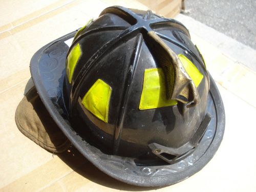 Cairns 1010 Helmet + Liner Firefighter Turnout Bunker Fire Gear ...H146 Black